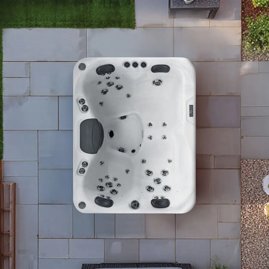 Tahiti hot tub by Platinum Spas